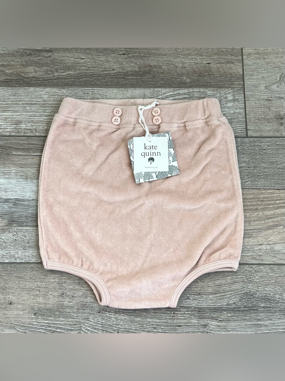 NWT Kate Quinn Pink Velour Bloomers Size 2T